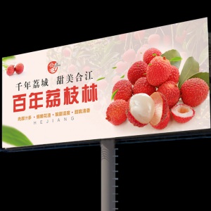 利来国际为合江县农业局设计导视牌
