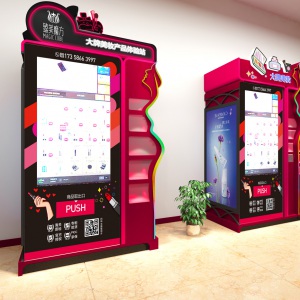 四川臻美魔方科技有限公司委托利来国际新零售机的外观造型
